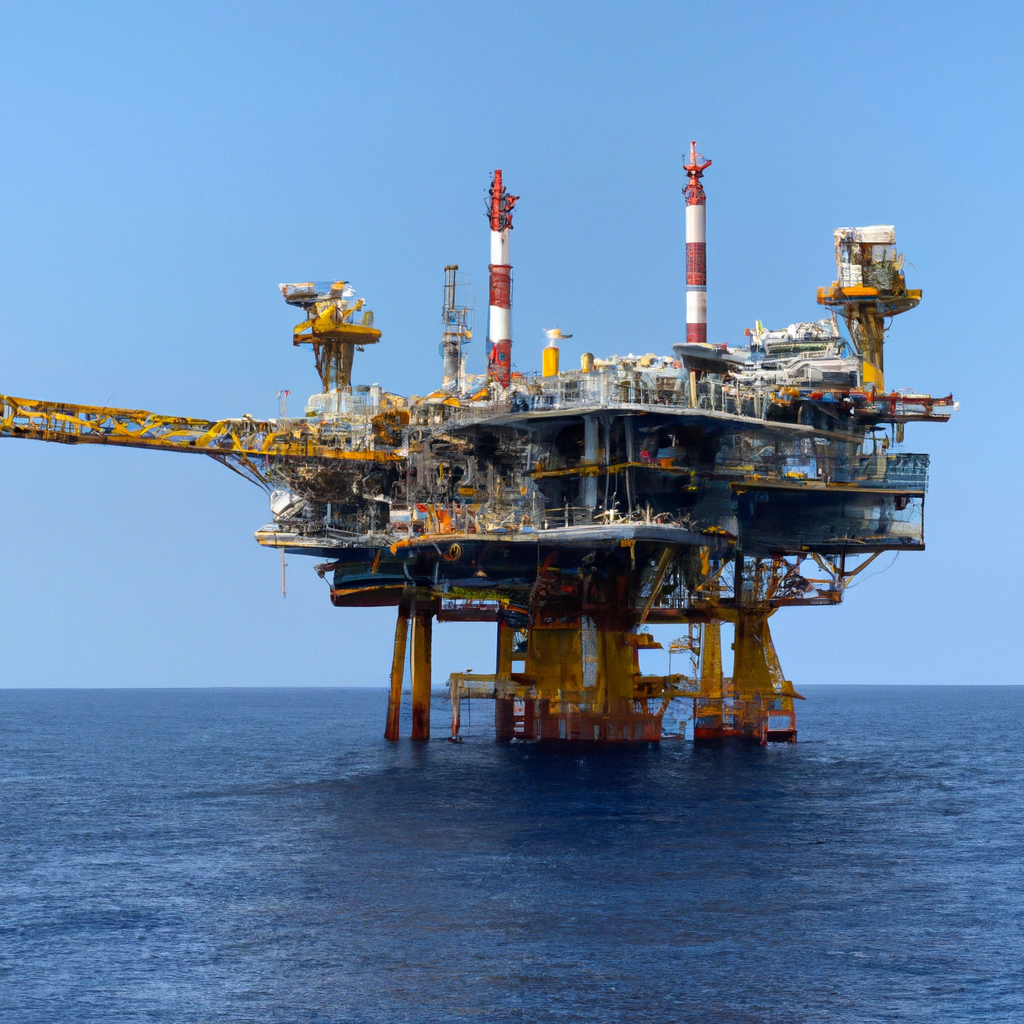 Piattaforma offshore moderna